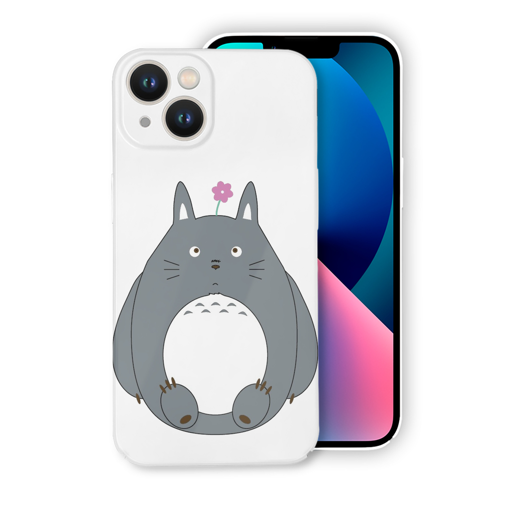 （画像用） となりのトトロ 草壁メイ 草壁サツキ My Neighbor Totoro Satsuki Kusakabe Mei Kusakabe 【iPhone 14シリーズ対応】ハードケース